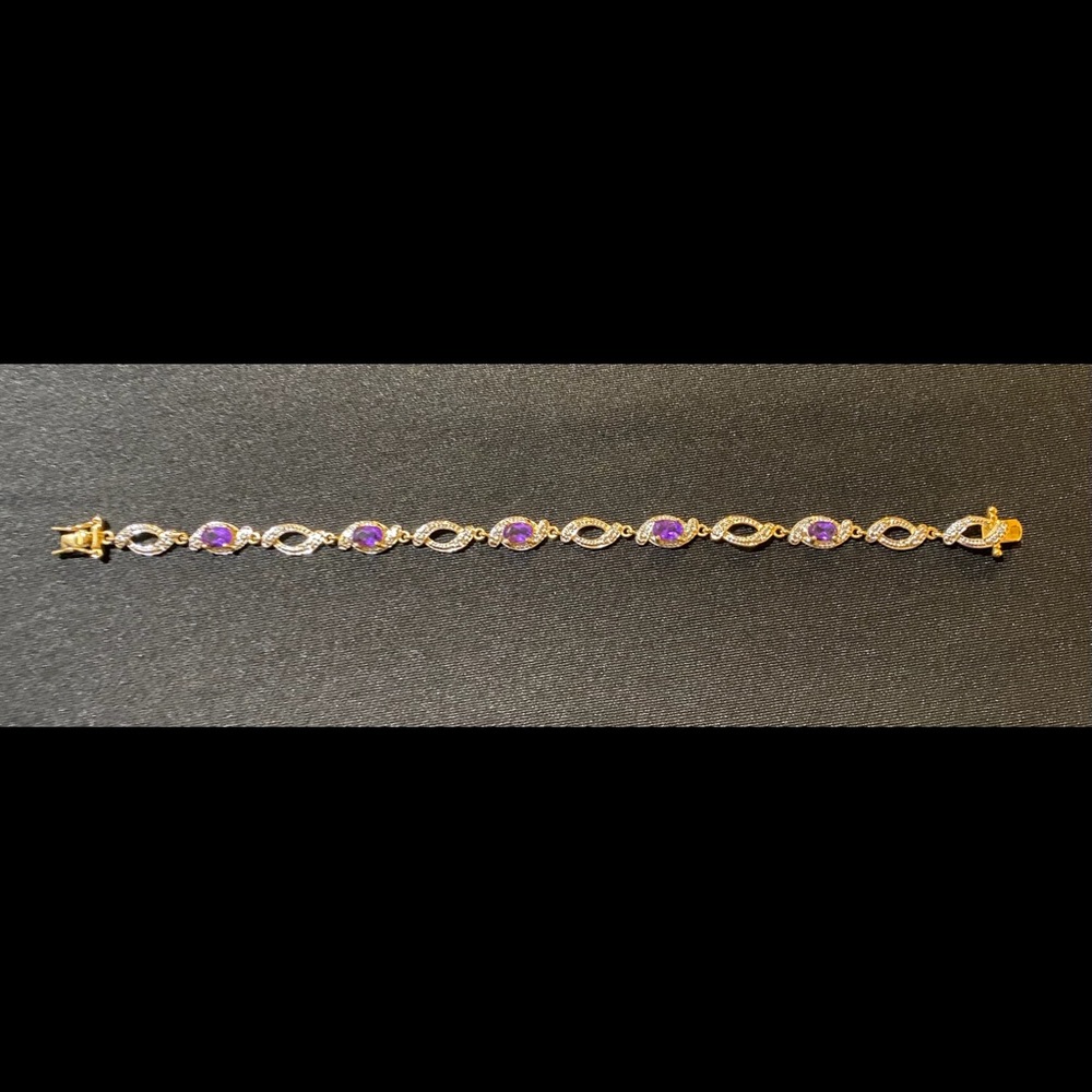 Amethyst bracelet
